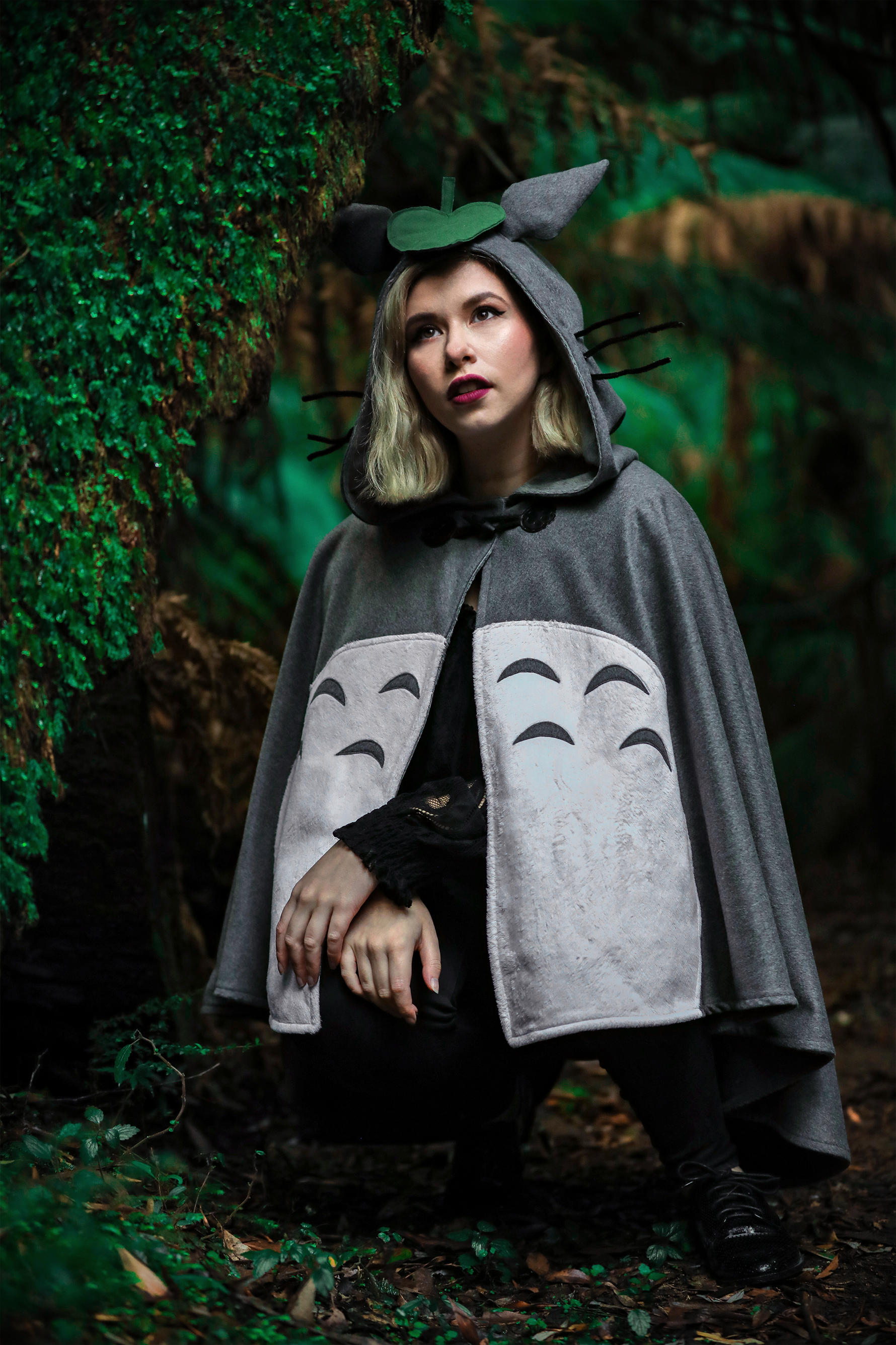 Totoro Cape - Button Fox