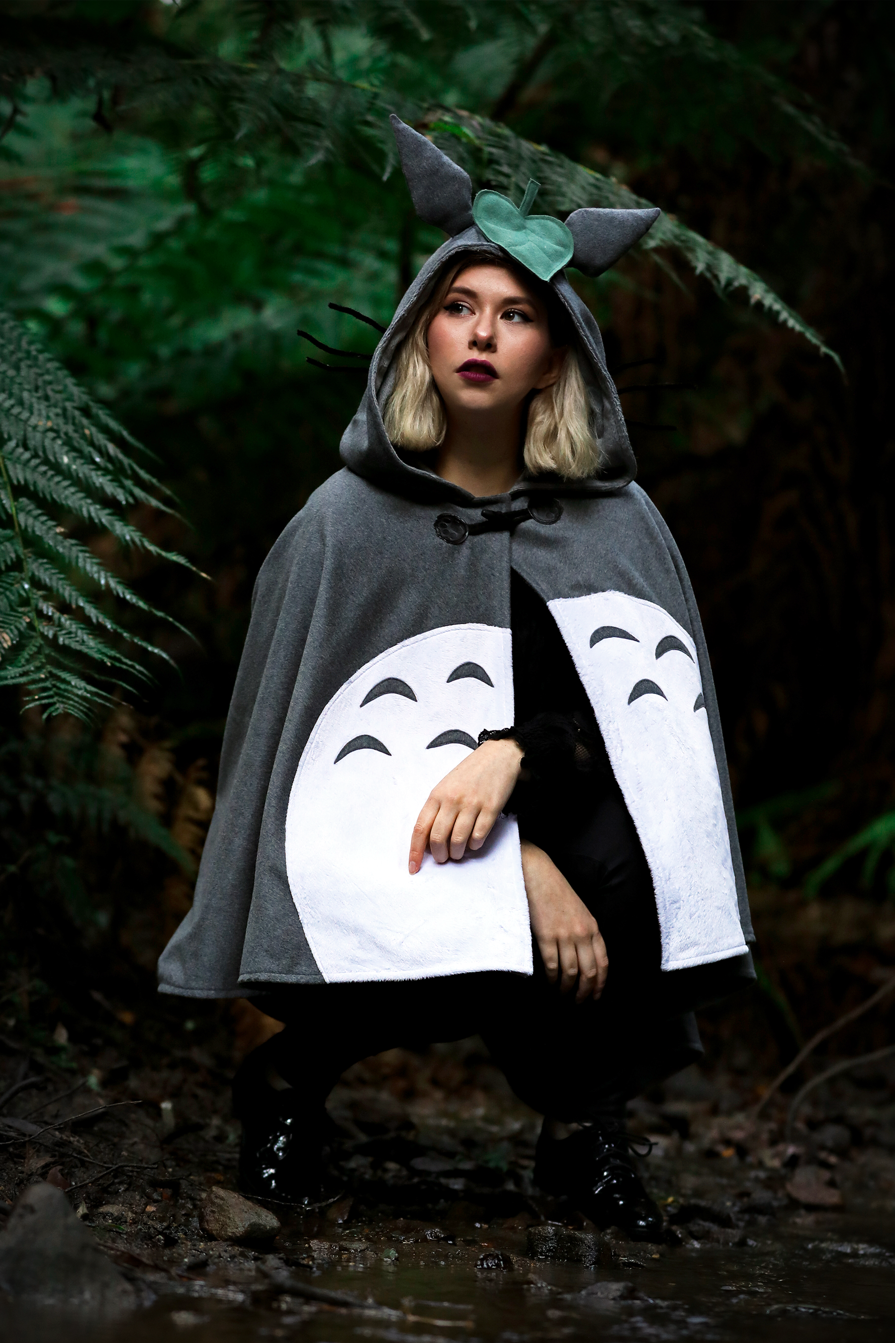 Totoro Cape - Button Fox