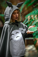 Totoro Cape - Button Fox