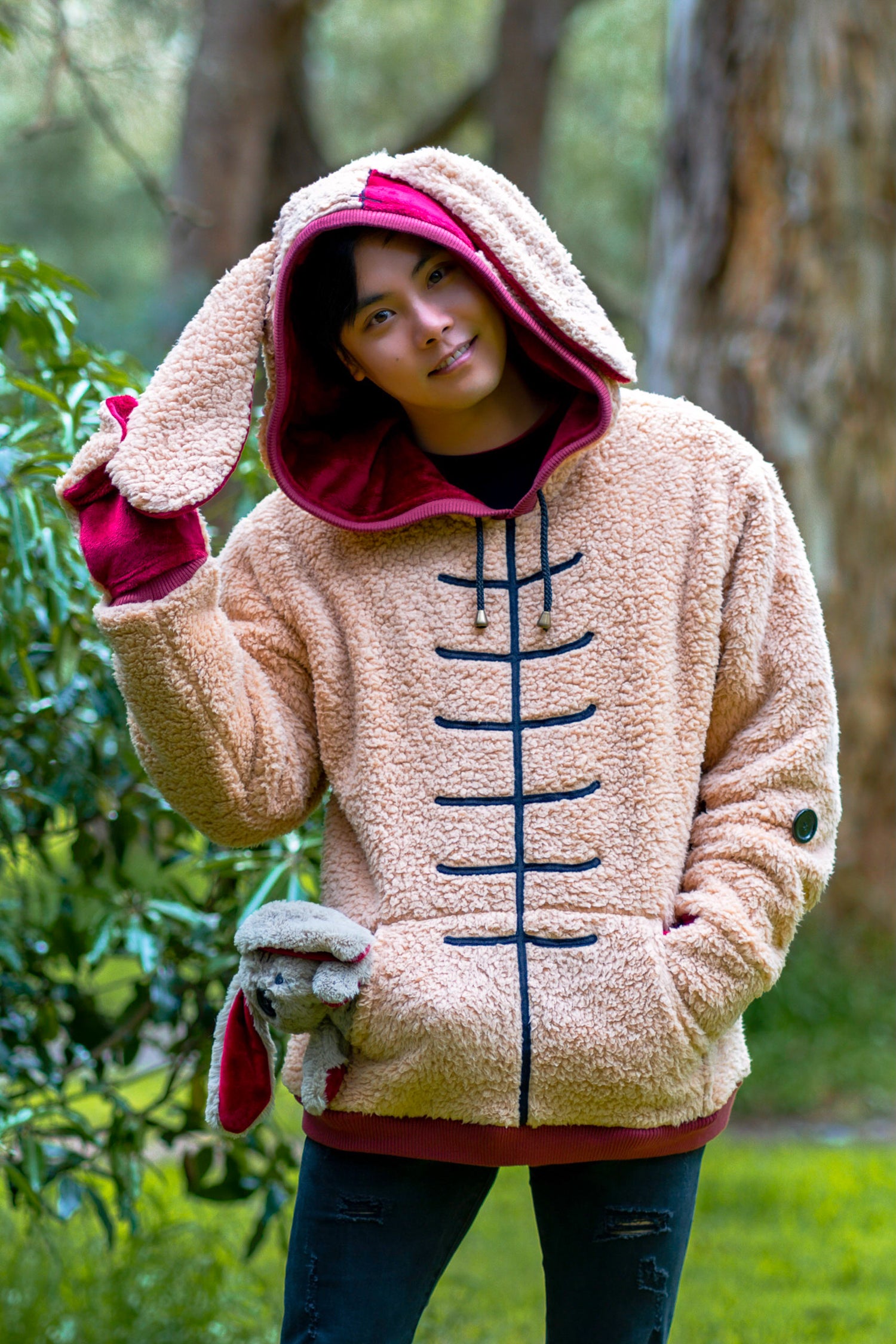 Rabbit Doll Themed Hoodie